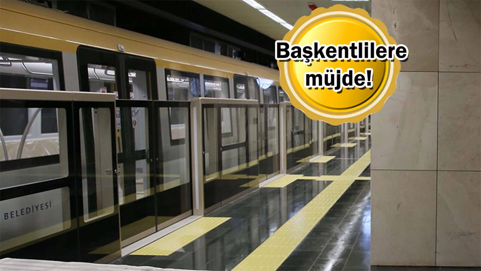 Ankara'ya İki Yeni Metro Hattı Müjdesi!