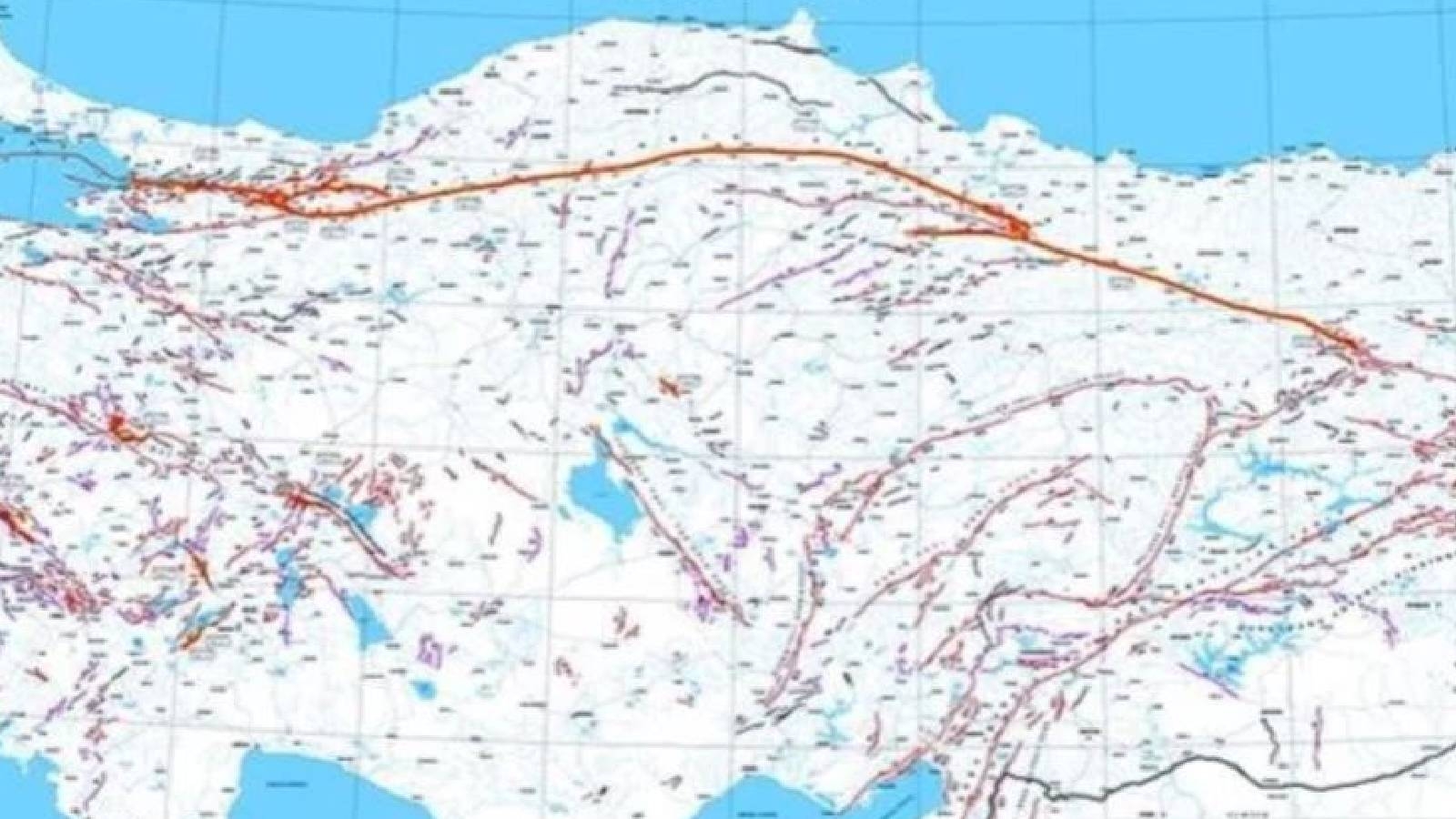 MTA Türkiye'nin Diri Fay Hattı Haritası Güncellendi