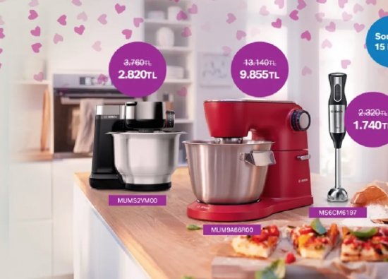 Bosch Mutfak Makineleri ve El Blenderları'nda Büyük İndirim! Güncel Fiyat Listesi