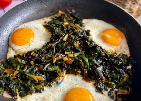 Ispanaklı Yumurta Tarifi - Kahvaltınıza Sağlıklı Bir Dokunuş