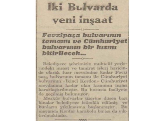 1941'de İzmir'e İki Yeni Cadde: Binalar Tek Tek Yıkılmış!