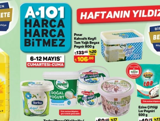 A101 Aktüel Ürünler Kataloğu: Ayçiçek Yağı, Süt, Peynir ve Yoğurtta Dip Fiyatlarla Sepetinizi Doldurun!