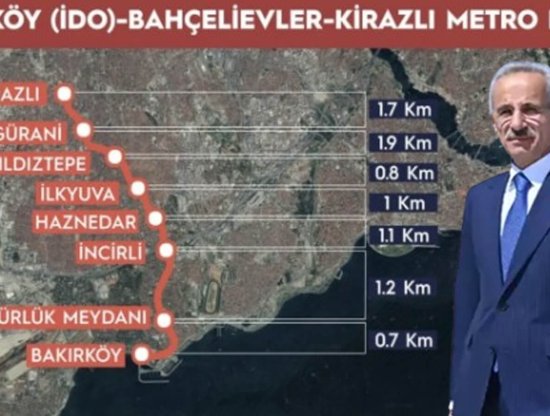 Bakırköy - Kirazlı Metro Hattı Yarın Açılıyor